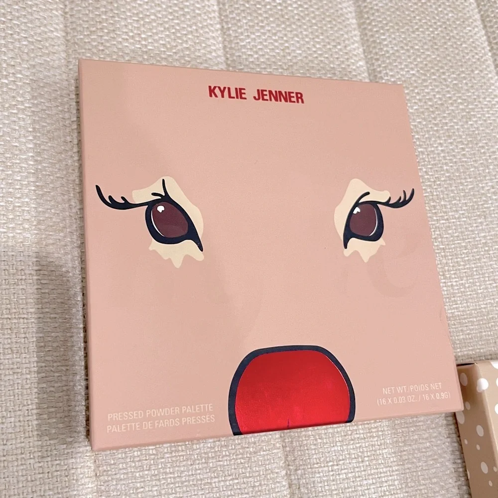 Kylie Jenner Cosmetics Holiday Reindeer Pressed Powder Eyeshadow Palette 16 Pan‎
